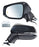 Espejo para Toyota Corolla Croos 2022, 2023, 2024, 2025, 2026 - Electrico, Para Pintar, con Direccional, con Sensor Punto Ciego, con Desempañador, 8 Pines - Izquierdo