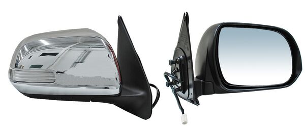 Espejo para Toyota Tacoma 2012, 2013, 2014, 2015 - Electrico, Cromado, con Direccional, Derecho