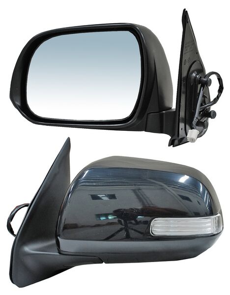 Espejo para Toyota Tacoma 2012, 2013, 2014, 2015 - Electrico con Direccional, para Pintar, de 5 Pines - Izquierdo