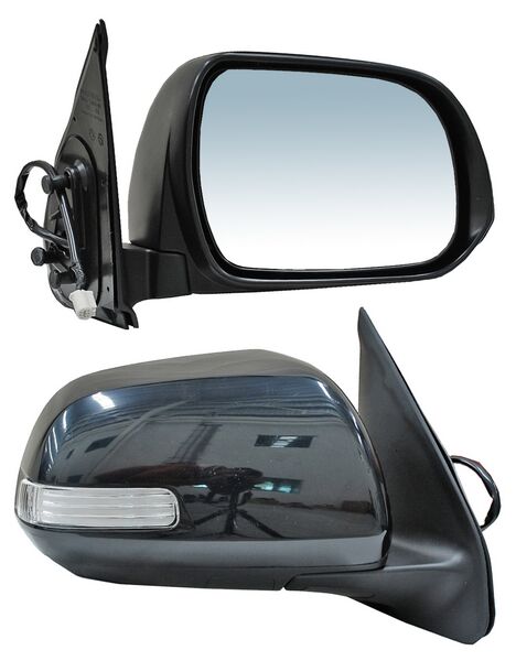 Espejo para Toyota Tacoma 2012, 2013, 2014, 2015 - Electrico con Direccional, para Pintar, de 5 Pines - Derecho