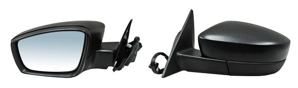 Espejo para Volkswagen Beetle 2012, 2013, 2014, 2015, 2016 Electrico, Texturizado, con Desempañador, 5 PãNes Izquierdo