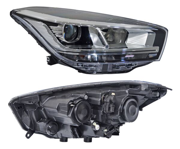Faro para Chirey Tiggo 4 Pro 2023 Filo Superior Negro, Derecho