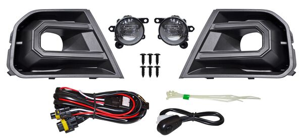 Faro Niebla para Ford Ranger 2023, 2024, 2025 Wildtrak LEDS, con Parrillas Juego