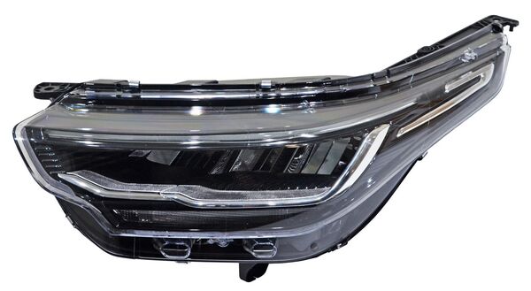 Faro para Ram 2021, 2022, 2023, 2024, 2025 - Fondo Negro con LED, Filo Cromado 7 Pines Izquierdo