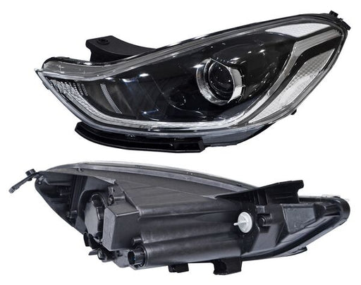 Faro para Grand I10 2021, 2022, 2023, 2024, 2025 - Con Lupa, Con Motor, Izquierdo