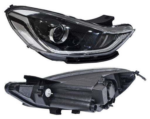 Faro para Grand I10 2021, 2022, 2023, 2024, 2025 - Con Lupa, Con Motor, Derecho