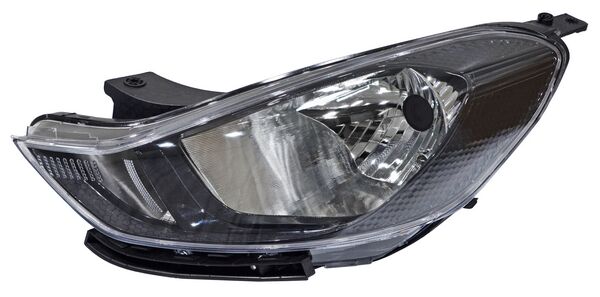 Faro para Grand I10 2021, 2022, 2023, 2024, 2025 Negro Con Motor, Izquierdo
