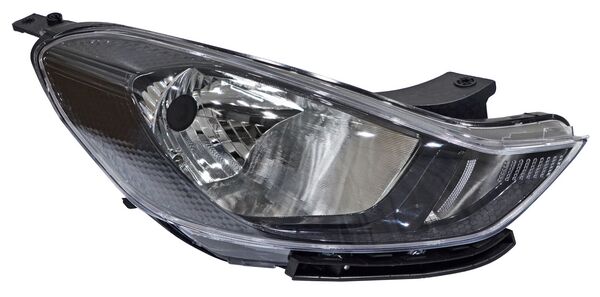 Faro para Grand I10 2021, 2022, 2023, 2024, 2025 Negro Con Motor, Derecho