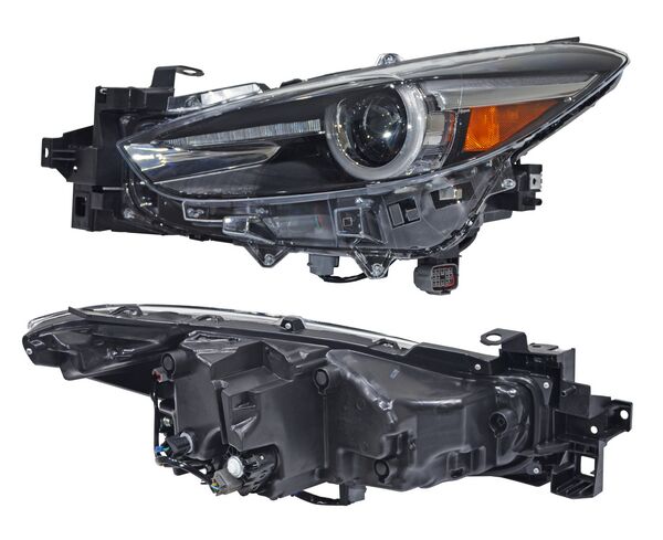 Faro para Mazda 3, Mazda3 2017, 2018 - S, Grand Touring, LEDS, con Motor, Izquierdo