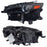 Faro para Mazda CX-30, CX30 2020, 2021, 2022, 2023, 2024, 2025, 2026 - Fondo Negro con LEDS, con Lupa, con Luz de Día, Con Motor, Izquierdo