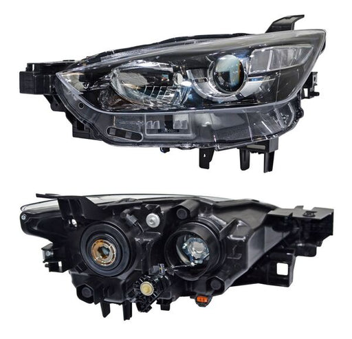 Faro para Mazda CX-3, CX3 2016, 2017, 2018, 2019, 2020, 2021, 2022, 2023, 2024 - Electrico Con Motor, con Cuerto Blanco, Izquierdo