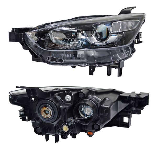 Faro para Mazda CX-3, CX3 2016, 2017, 2018, 2019, 2020, 2021, 2022, 2023, 2024 - Electrico Con Motor, con Cuerto Blanco, Izquierdo