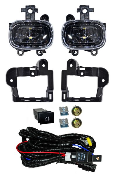 Faro Niebla para Nissan Xtrail, X-Trail 2023, 2024, 2025, 2026 & Rogue 2021, 2022, 2023 con Base, LEDS Juego