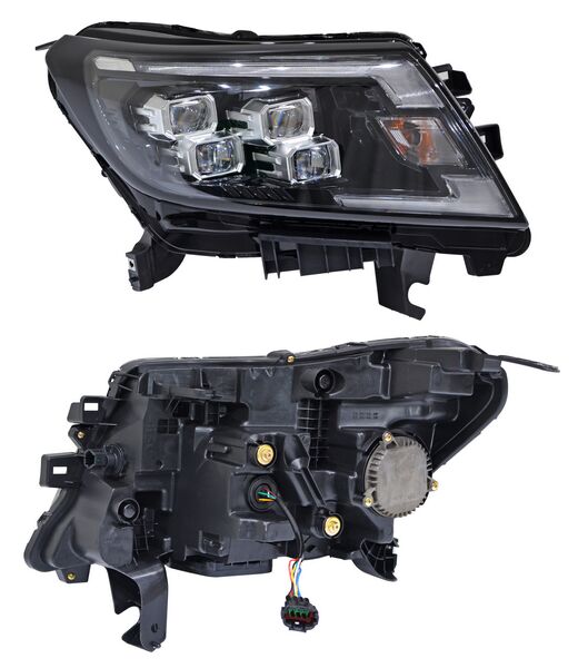 Faro para Camioneta Nissan NP300 & Frontier 2021, 2022, 2023, 2024, 2025, 2026 - LEDS, Platinum, Pro4X, Derecho