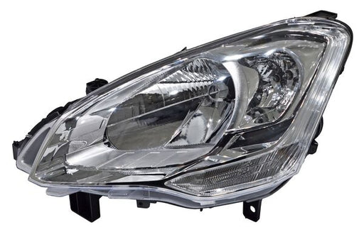Faro para Peugeot Partner 2016, 2017, 2018, 2019 Cromado Con Motor, Izquierdo