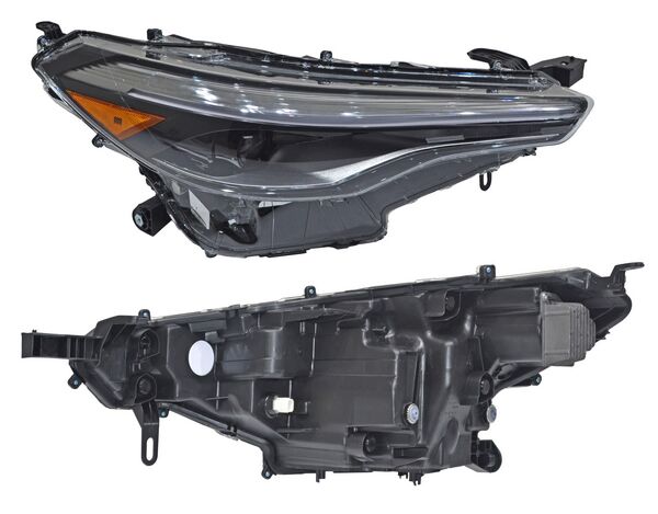 Faro para Toyota Corolla Cross XLE 2022, 2023, 2024, 2025 - sin Funcion de Luz Adaptable, con LEDS - Derecho