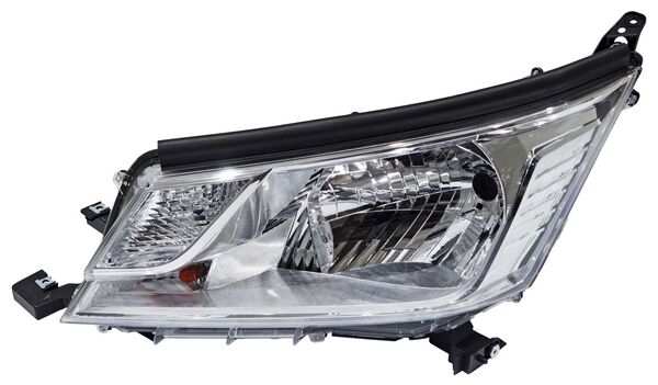 Faro para Toyota Hiace 2020, 2021, 2022, 2023, 2024, 2025, 2026 - Fondo Cromado Izquierdo