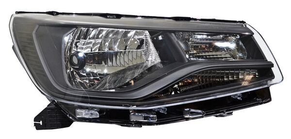 Faro para Volkswagen Saveiro 2024, 2025, 2026 Negro, Derecho