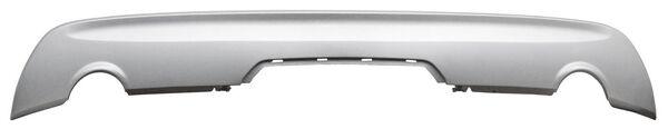 Moldura Fascia para GMC Acadia 2017, 2018, 2019 SL, SLE, SLT - Plata para 2 Escapes Trasera Inferior