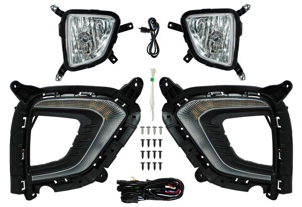 Faro Niebla para Hyundai Creta 2019, 2020 Con LEDS, con Parrilla Juego