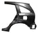 Lienzo de Costado para Honda CR-V, CRV 2007, 2008, 2009, 2010, 2011 . Izquierdo