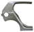 Lienzo de Costado para Volkswagen Golf 2009, 2010, 2011, 2012, 2013 Derecho