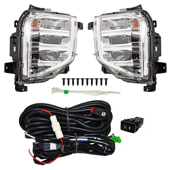 Juego de Faros Niebla para Mitsubishi L200 2020, 2021, 2022, 2023, 2024 - LEDS