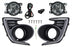 Faro Niebla para Dodge Attitude 2015, 2016, 2017, 2018, 2019, 2020, 2021, 2022, 2023, 2024 & para Mitsubishi Mirage G4 2019, 2020 - Con Parrilla Juego
