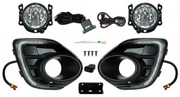 Faro Niebla para Lancer 2016 con Parrilla LEDS Juego