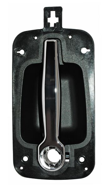 Manija Exterior para International Durastar 2008, 2009, 2010, 2011, 2012, 2013 Cromado Delantero Con Hoyo Para Llave Plastico Corrugada Derecho