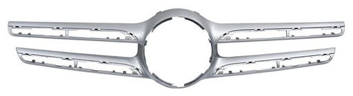 Moldura Parrilla para Mercedes Benz GLC 2016, 2017, 2018, 2019 Exterior Plata, Con Hoyo Para Camara