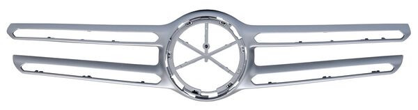 Moldura Parrilla para Mercedes Benz GLC 2020, 2021, 2022, 2023 - Plata, Sin Hoyo para Camara