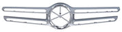 Moldura Parrilla para Mercedes Benz GLC 2020, 2021, 2022, 2023 - Plata, Sin Hoyo para Camara