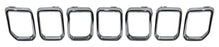 Moldura Parrilla para Jeep Compass 2023, 2024, 2025 Juego 7Pzs Cromado