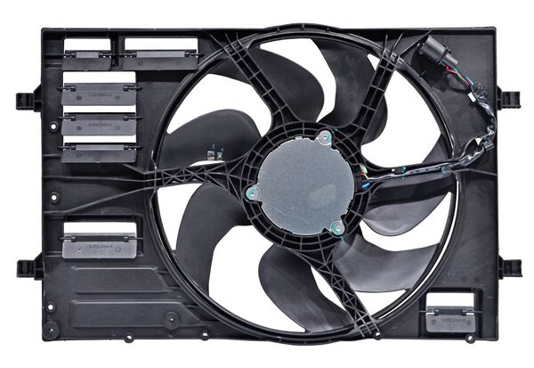 Motoventilador para Volkswagen Jetta 2.0L 2019, 2020, 2021, 2022, 2023, 2024, 2025 & para Volkswagen Taos 2022, 2023, 2024 - Para Radiador Brushless Completo 4 Pines