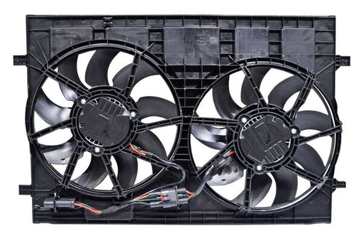 Motoventilador para Volkswagen Teramont 2019, 2020, 2021, 2022, 2023 - Motor 4 Cilindros, 2.0 Litros Turbo & V6 3.6 Litros, Doble, Completo, de 2 Pines