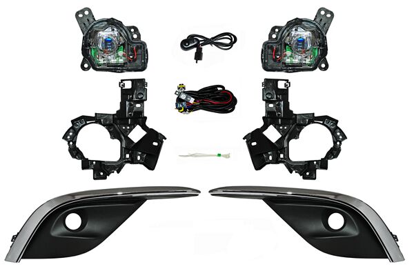 Faro Niebla para Mazda 6 2014, 2015, 2016, 2017, 2018 - Con Parrilla Filo Cromado Juego C7.03