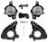 Faro Niebla para Mazda 2, Mazda2 2016, 2017, 2018, 2019 - Con Parrilla Juego 3.9