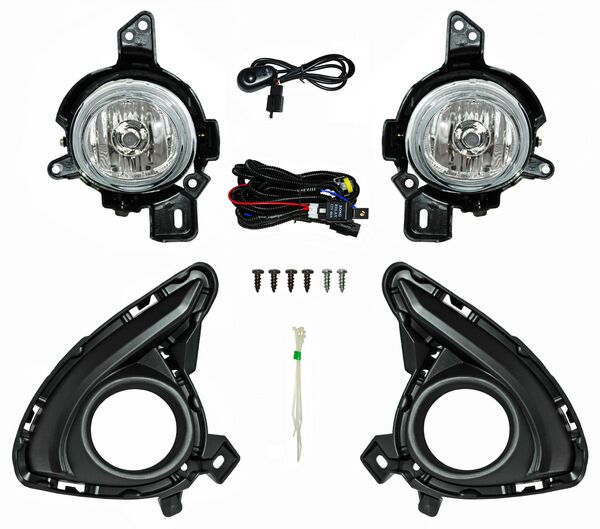 Faro Niebla para Mazda 2, Mazda2 2016, 2017, 2018, 2019 - Con Parrilla Juego 3.9