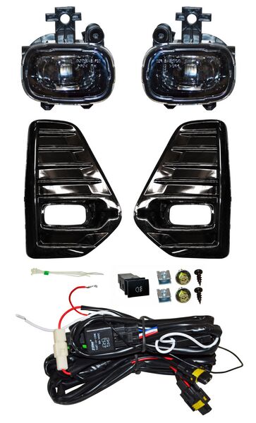 Faro Niebla para Nissan Kicks 2021, 2022, 2023, 2024 - LEDS, con Parrilla Juego