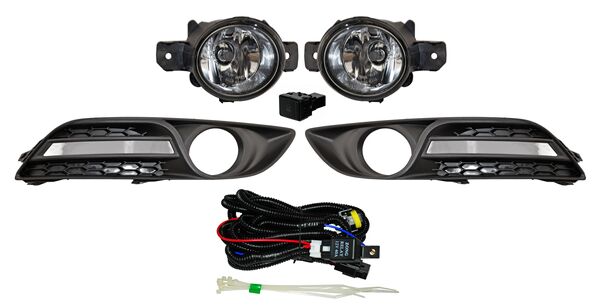 Faro Niebla para Nissan Sentra 2013, 2014, 2015, 2016 - Con Parrilla Juego