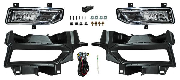 Juego de Faros Niebla para Nissan Versa 2020, 2021, 2022 Con Parrilla, Con Base