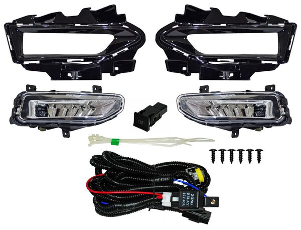 Faro Niebla para Nissan Versa 2023, 2024, 2025 - Con Rejilla LEDS Juego