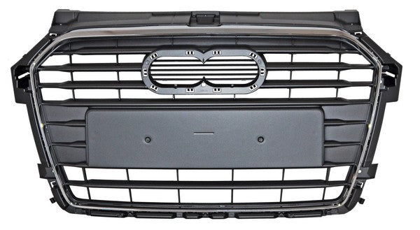Parrilla para Audi A1 2016, 2017, 2018 - Con Moldura Cromada