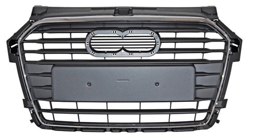 Parrilla para Audi A1 2016, 2017, 2018 - Con Moldura Cromada