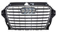 Parrilla para Audi A3 2013, 2014, 2015, 2016, 2017, 2018, 2019 Gris Con Moldura Cromada