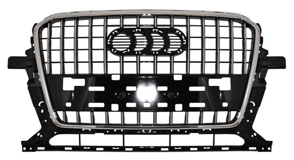 Parrilla para Audi Q5 2013, 2014, 2015, 2016, 2017 - Con Moldura Cromada