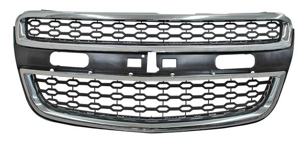 Parrilla para Chevrolet Colorado 2013, 2014, 2015 & S10 16 Negra Con Moldura Cromada