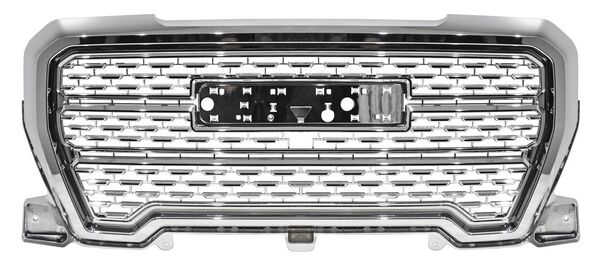 Parrilla Cromada para GMC Sierra 2019, 2020, 2021, 2022 - SLE, AT4, Denaly - Tipo Panal