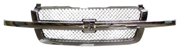 Parrilla para Camioneta Chevrolet 2003, 2004, 2005, 2006, 2007 Toda Cromada